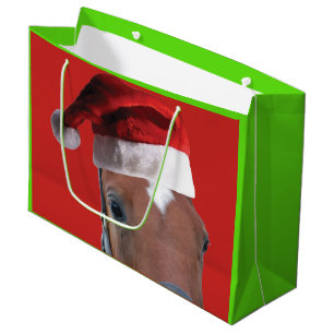 Julhäst med Jultomten Hat
