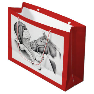 Julhäst och jultomten