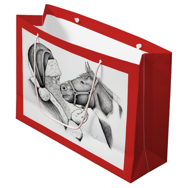 Julhäst och jultomten (Framsidan Vinklad)