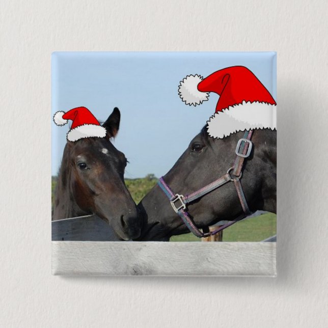 Julhäst och Pony Knapp (Framsida)
