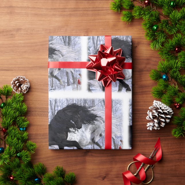 Julhästar 2022 presentpapper (Julgåva)