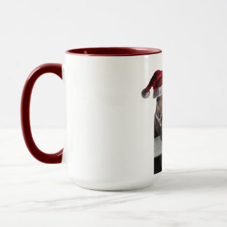 Julhästar med Jultomten Hatt Mugg
