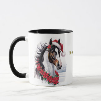 Julhästmugg för ryttare mugg