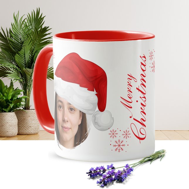 Julhatt Anpassad Fotomugg | Personlig Mugg (Skapare uppladdad)