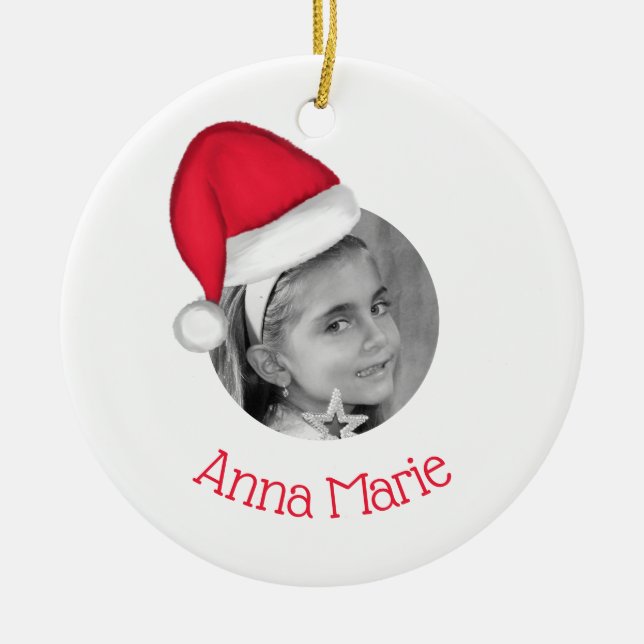 Julhatt Julgransprydnad Keramik (Framsidan)