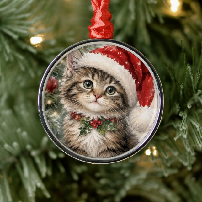 Julhatt Julkatt Julgransprydnad Metall (Träd)