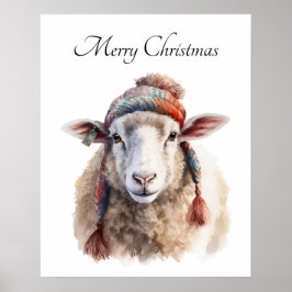 Julhatt Julskepp Anpassad Text Poster