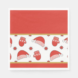 Julhattar och Mittens Pappersservett