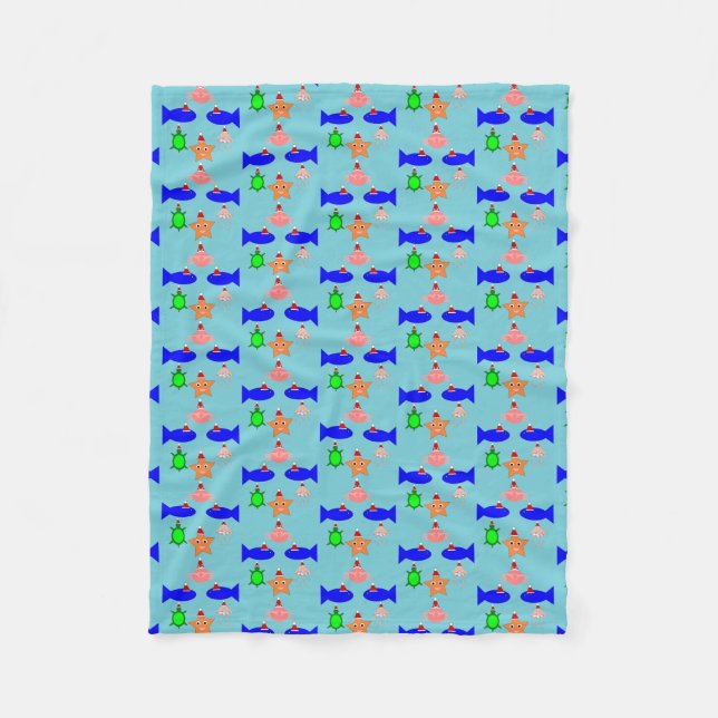 Julhavskvarter Fleecefilt (Framsidan)