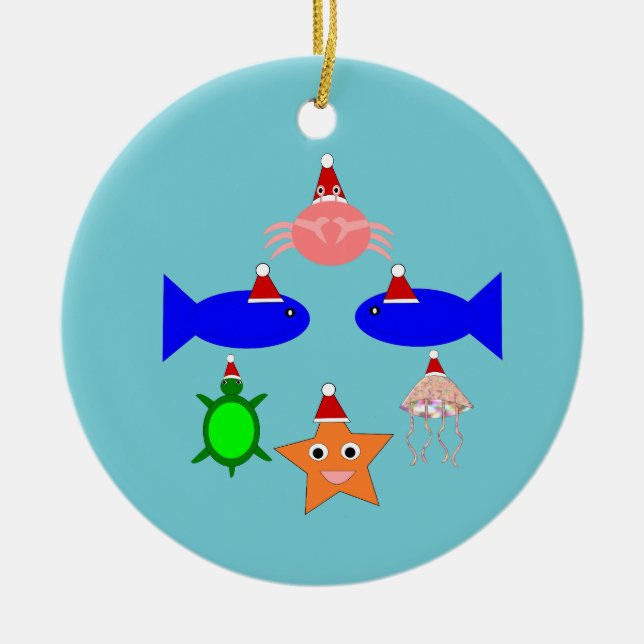 Julhavskvarter Julgransprydnad Keramik (Framsidan)