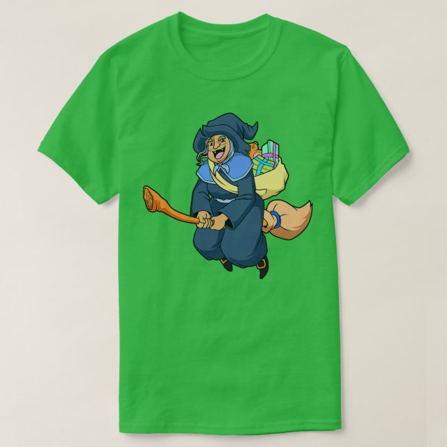Julhäxa Befana T Shirt (Design framsida)