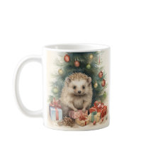 Julhedgehog helgdag kaffe mugg