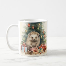 Julhedgehog helgdag kaffe mugg