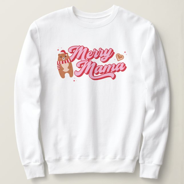 Julhelg för Mamma med spets för kute T Shirt (Design framsida)