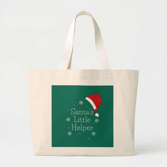 Julhelg, God jul, tomthjälp Jumbo Tygkasse (Framsidan)