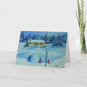 "Julhelg" hälsningkort Kort
