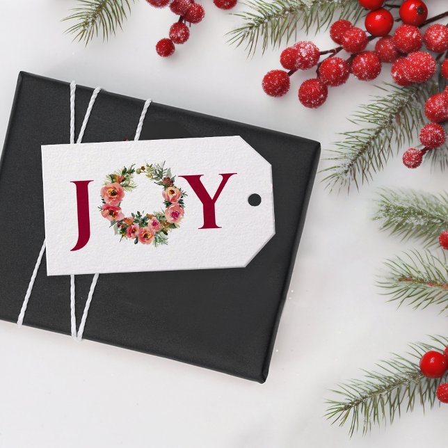 Julhelg Joy Wandeans botaniska Presentetikett (Skapare uppladdad)