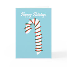 Julhelg Konstnärliga Candy cane Hälsning