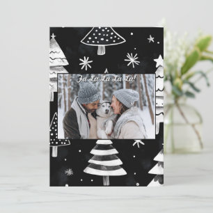 Julhelg Modern jul-Helgdag-fotokort Julkort