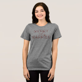 Julhelg Nyligen Gift Äktenskapsetableringsdatum T Shirt