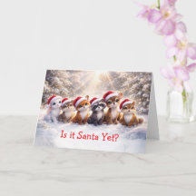 Julhelg söta skogsdjur