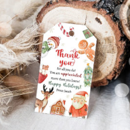 Julhelg Tack Uppskattning Familj Presentetikett