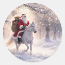 Julhelg Tomte och häst