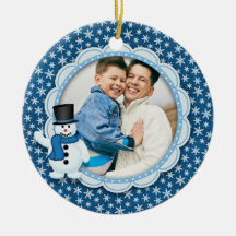 Julhelgdag - frostigt Snowflakefoto