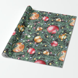 Julhelgdag - nätt vattenfärgljus presentpapper