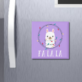 JulHelgdagar Fa La Llama Magnet
