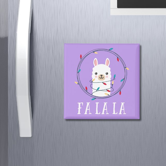 JulHelgdagar Fa La Llama Magnet (Skapare uppladdad)