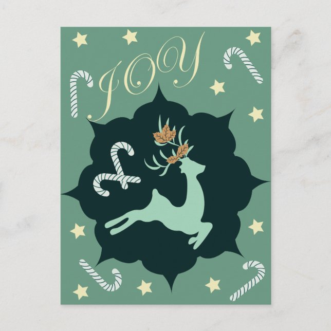 Julhelgdagar Helg Vykort (Framsida)