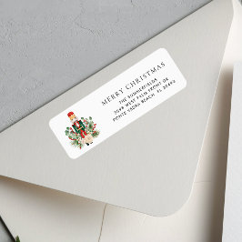 JulHelgdagar Nutcracker-Returadress Returadress Etikett