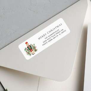 JulHelgdagar Nutcracker-Returadress Returadress Etikett