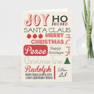 Julhelgdagkort Helgkort