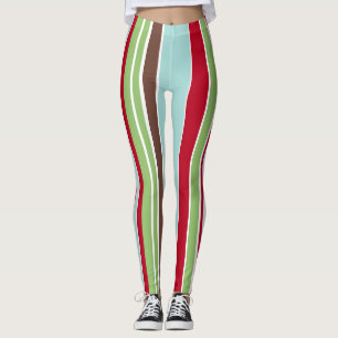 Julhelgdagrandar, Vintage-Inspirerade färger Leggings