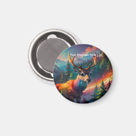 Julhelgen för julvinter Wonderland Magnet