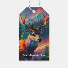 Julhelgen för julvinter Wonderland Presentetikett