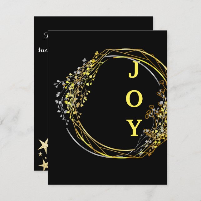 Julhelgens magi julkort (Fram/baksida)