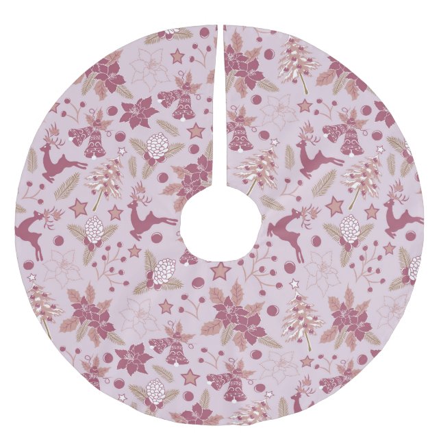 Julhelger Julgransmatta Borstad Polyester (Framsidan)