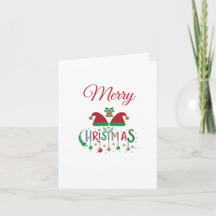 Julhelgs Santa Hattar Vikta Julkort Kort