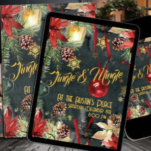 Julhelgssplendor Jingle & Mingle-fest Julkort