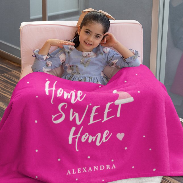 Julhem, sött hem, jultomat, eget namn fleecefilt (Skapare uppladdad)