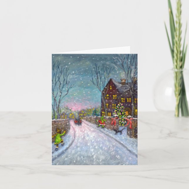 Julhemkomst Helgkort (Framsida)