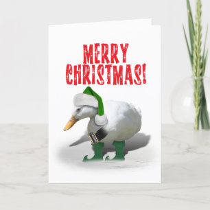 Julhjälper Anka Elf Helgkort