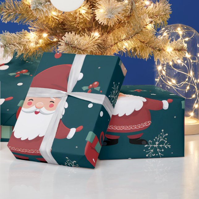 Julhjärta Jul Tomte Festivligt Presentpapper (Helgdagar)
