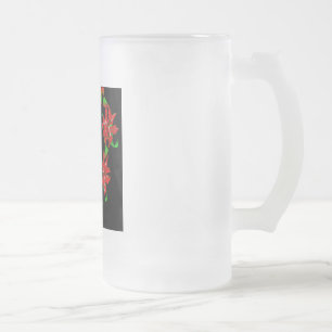 Julhjärtan Frostat Ölglas