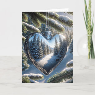Julhjärtat Ornament Helgkort