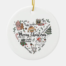 Julhjärtsornament, God jul Ornament