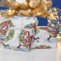 Julhockey med tomten